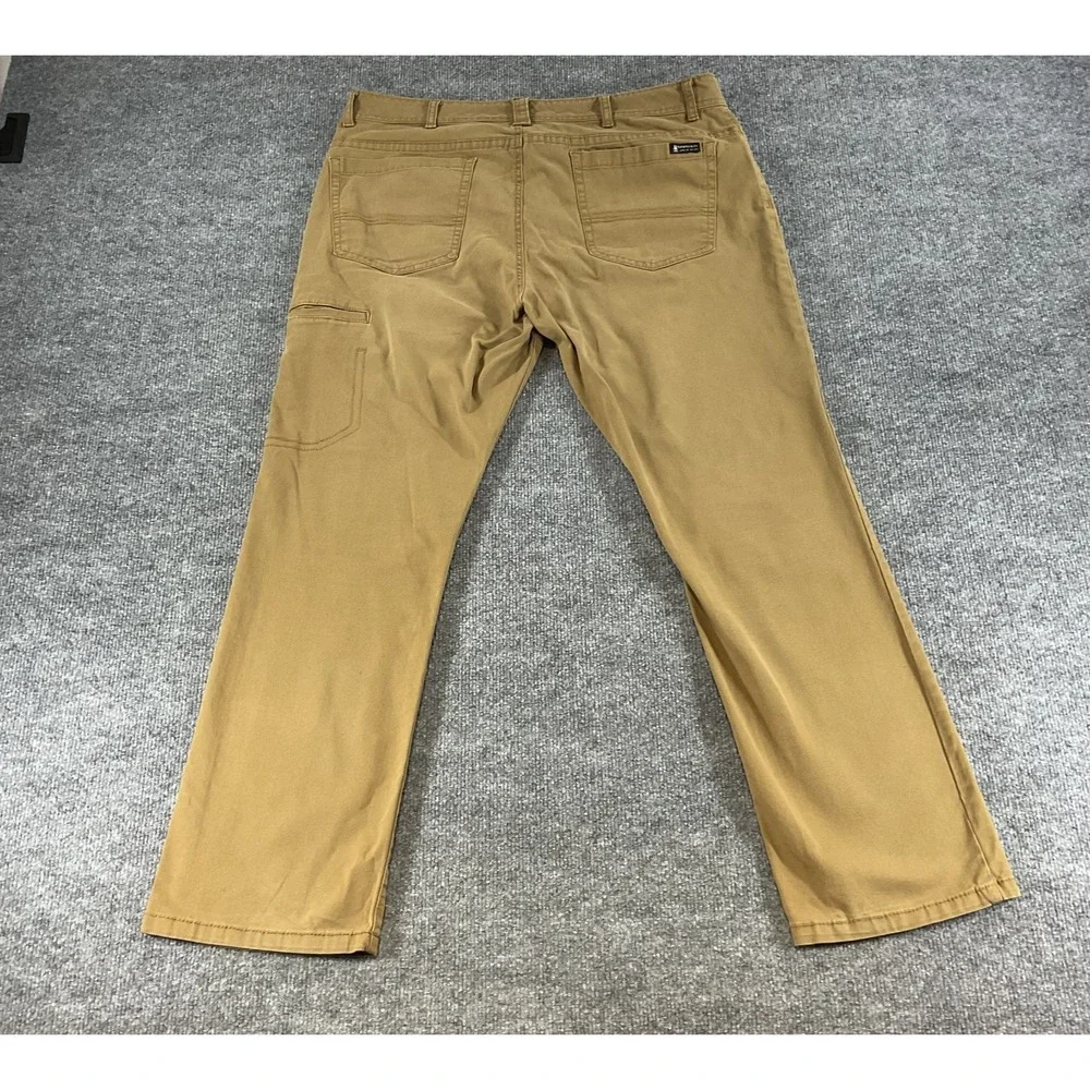 G.H. Bass & Co Pants Mens 36x30 Brown Khaki Casual Workwear Straight Utility Cot